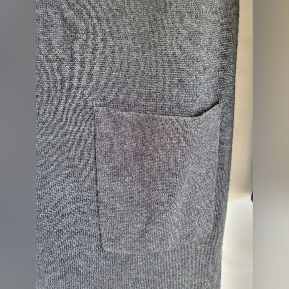 Ellen Tracey Merino Wool Blend Cardigan Size XL Gray - Picture 9 of 10